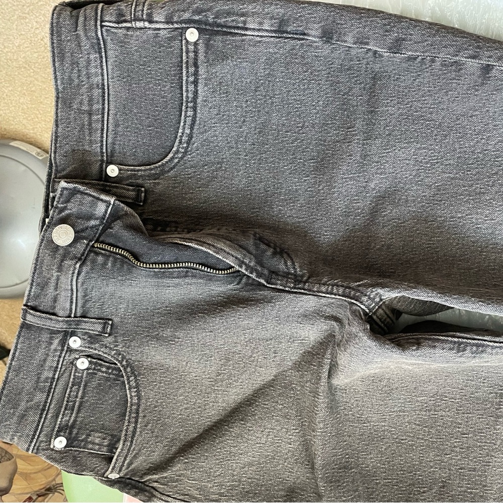 Madewell Women’s Charcoal Perfect Vintage Straight Jeans, 27, New without Tags - Picture 5 of 5